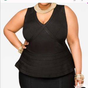 Cute Black Peplum Top. Lots of life left.